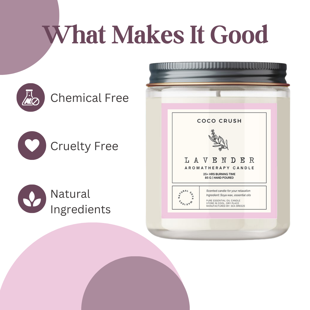 Lavender Aroma Jar Candle