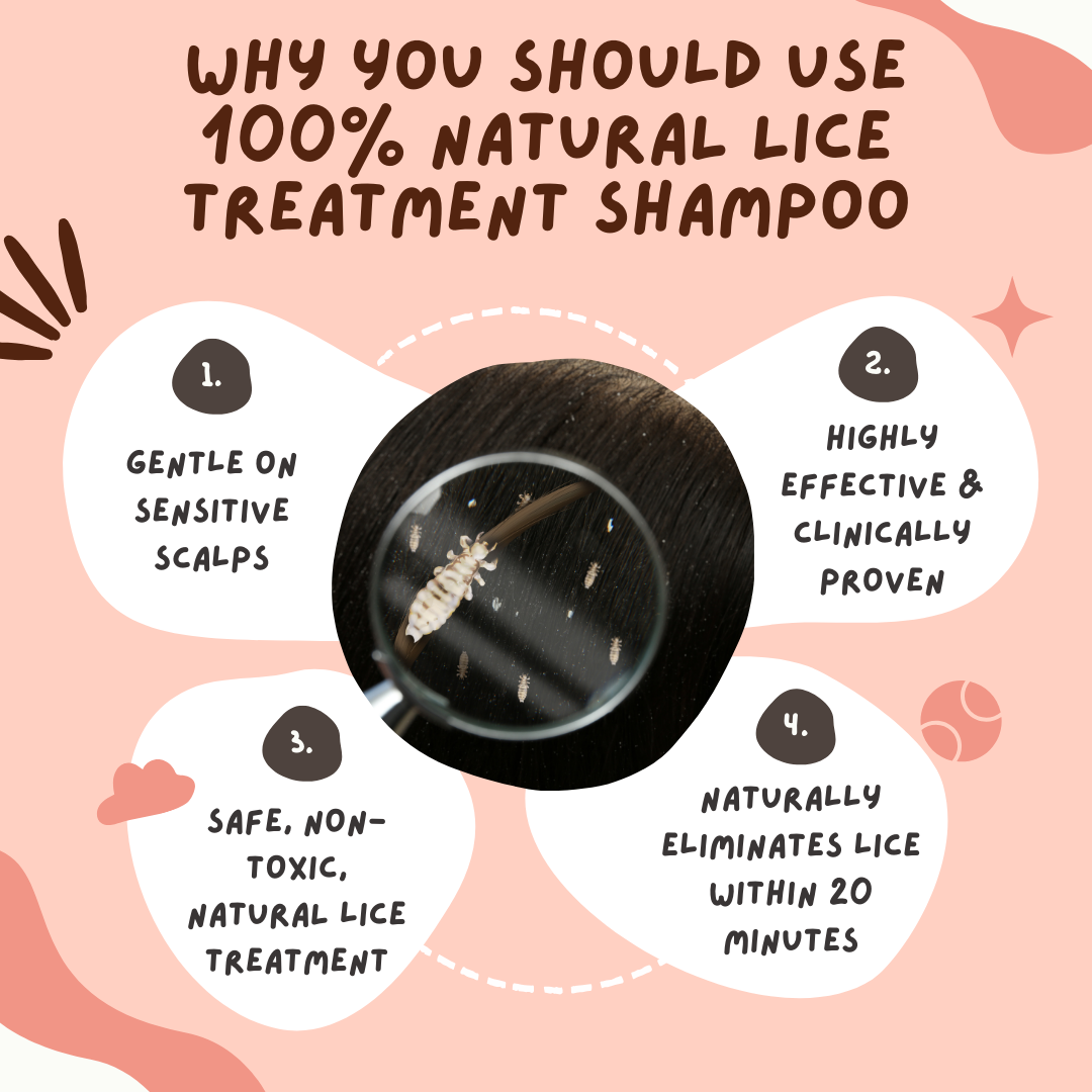 Natural Anti Lice Hair Spray - Herbal Lice Treatment
