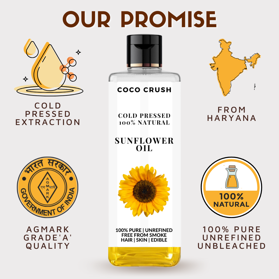 Cold pressed Sunflower Oil