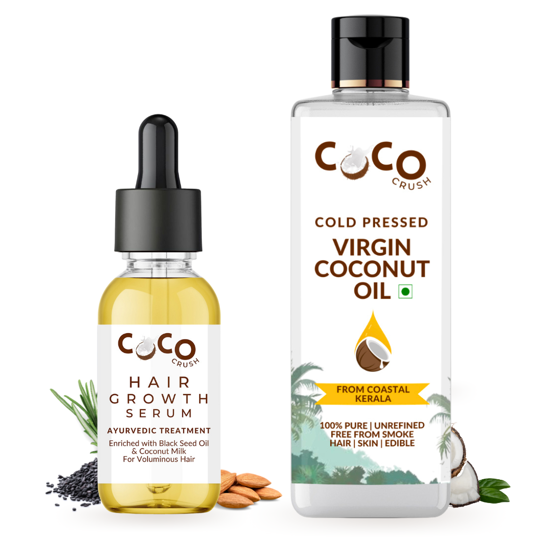 Virgin Coconut Oil & Hair Growth Serum