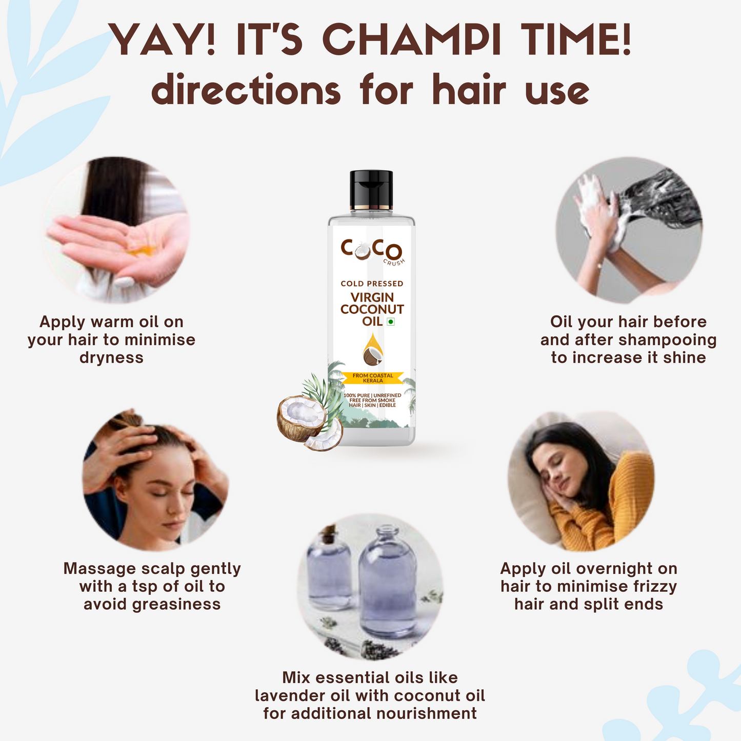 Virgin Coconut Oil & Hair Growth Serum