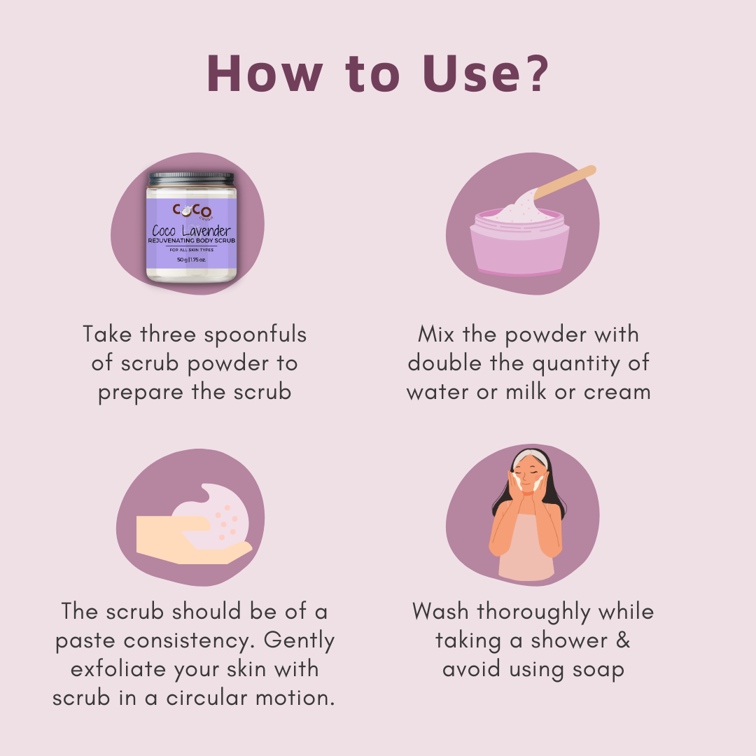 Lavender Coconut Body Scrub