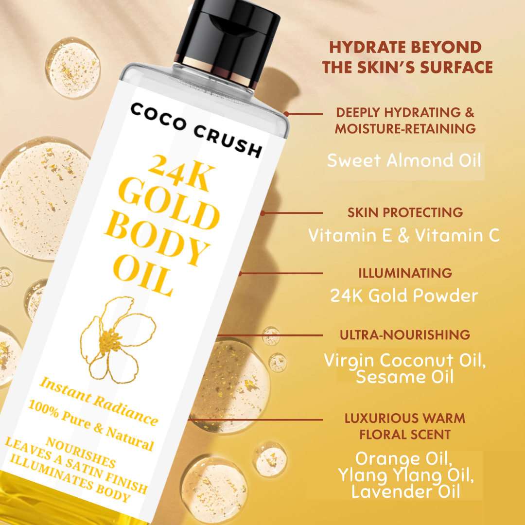 24K Gold Instant Radiance Beauty Oil