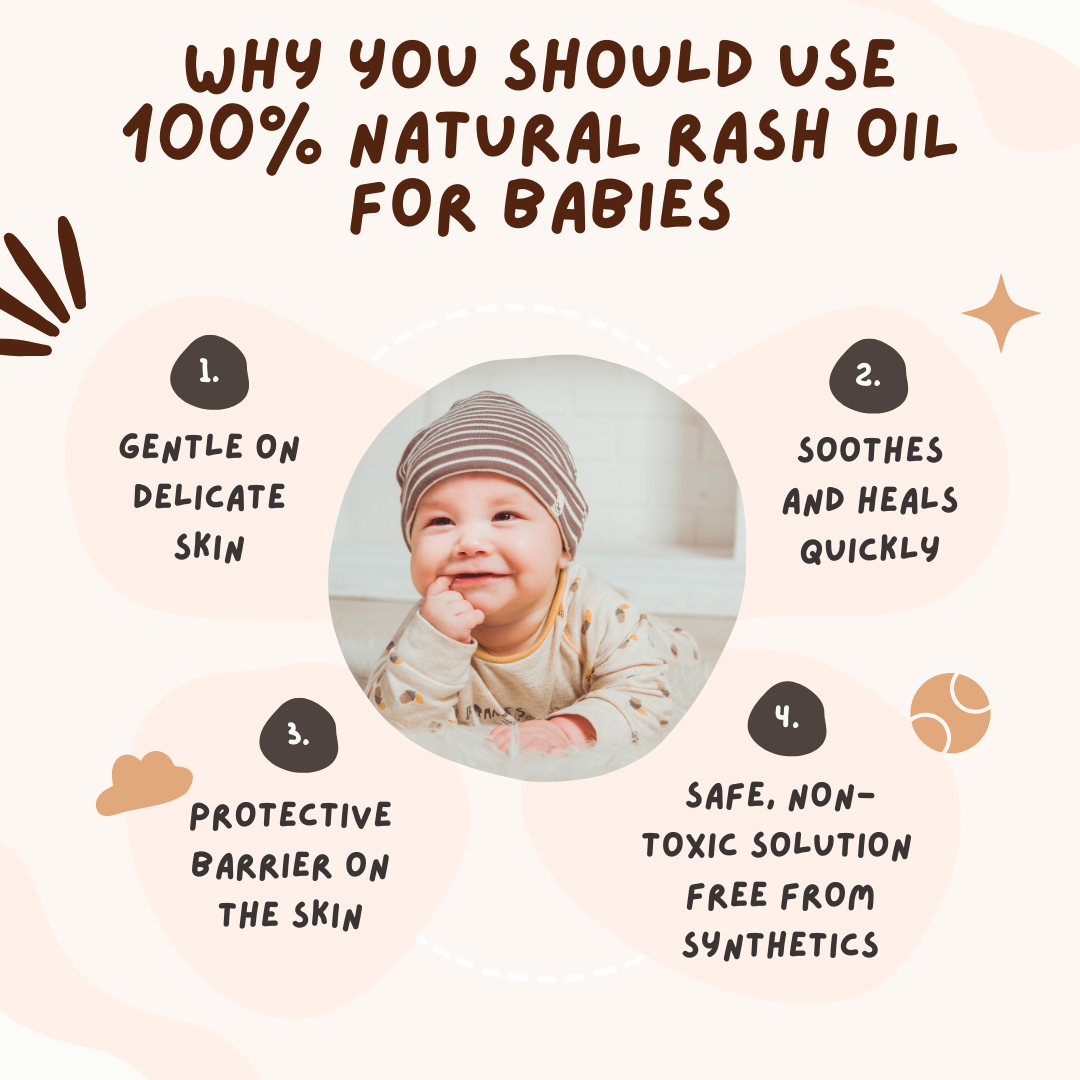 Rash Oil for Babies - Diaper & Nappy Rash Relief