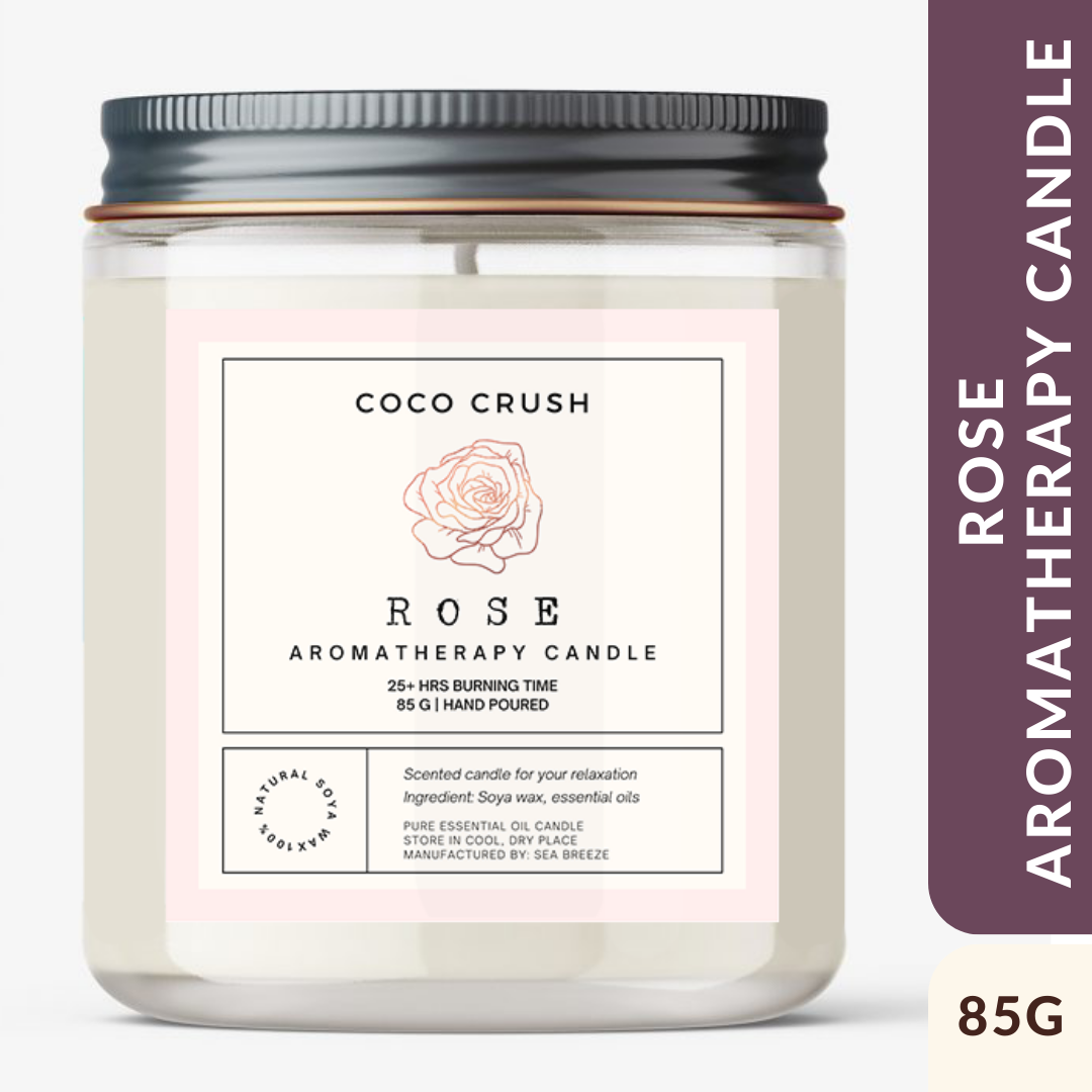 Rose Aroma Jar Candle