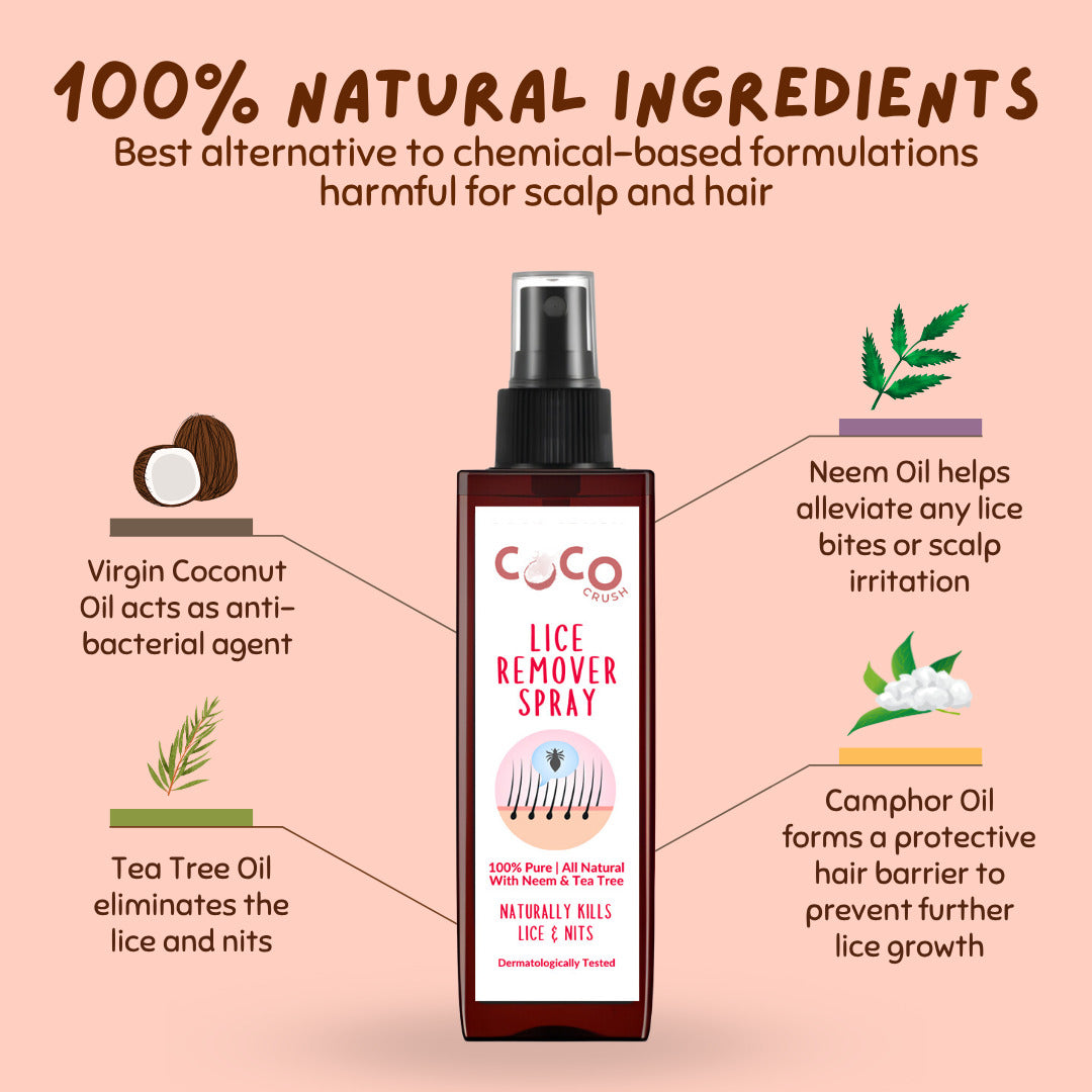 Lice & Nits Treatment Hair Spray & Fine Comb