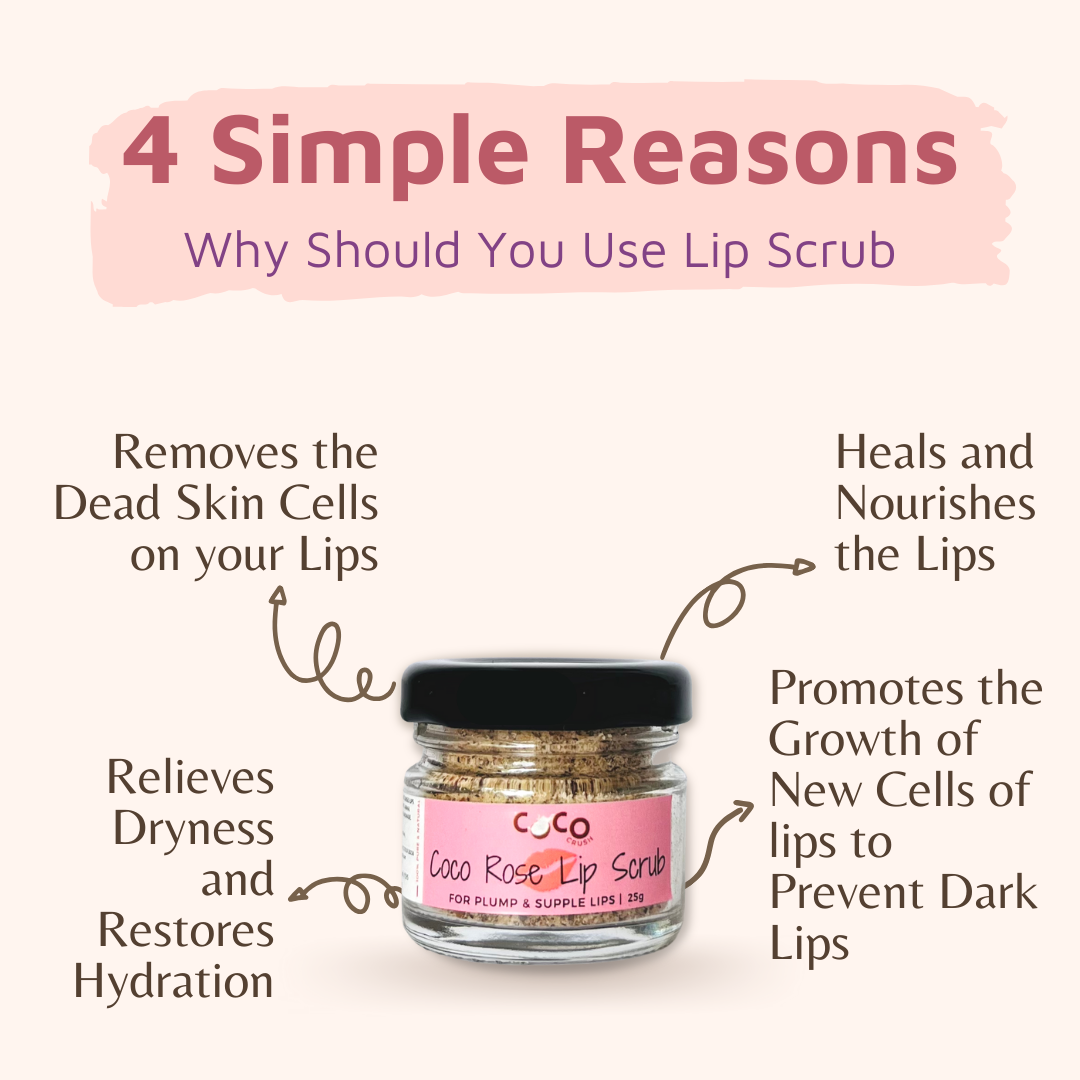 Rose Coconut Lip Scrub