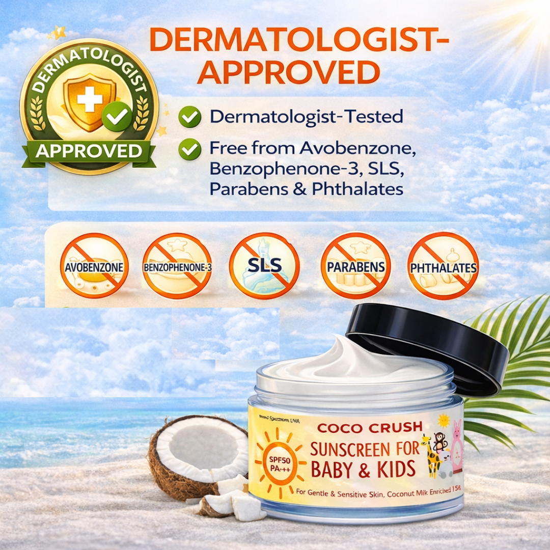 Baby & Kids Mineral Sunscreen SPF 50+ for Sensitive Skin