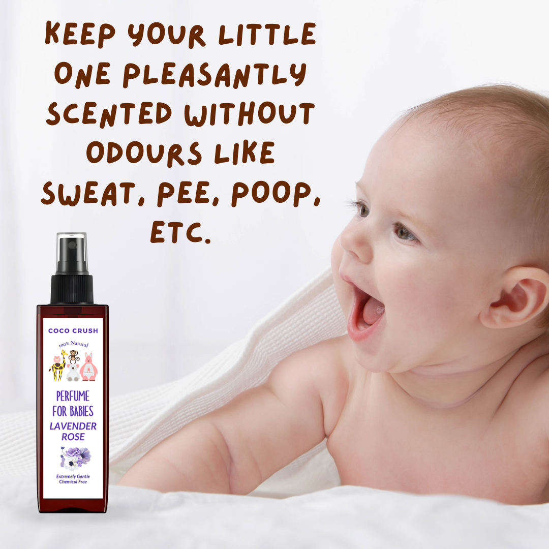 Gentle Baby Perfume Duo: Natural Rose & Lavender, Coconut Vanilla