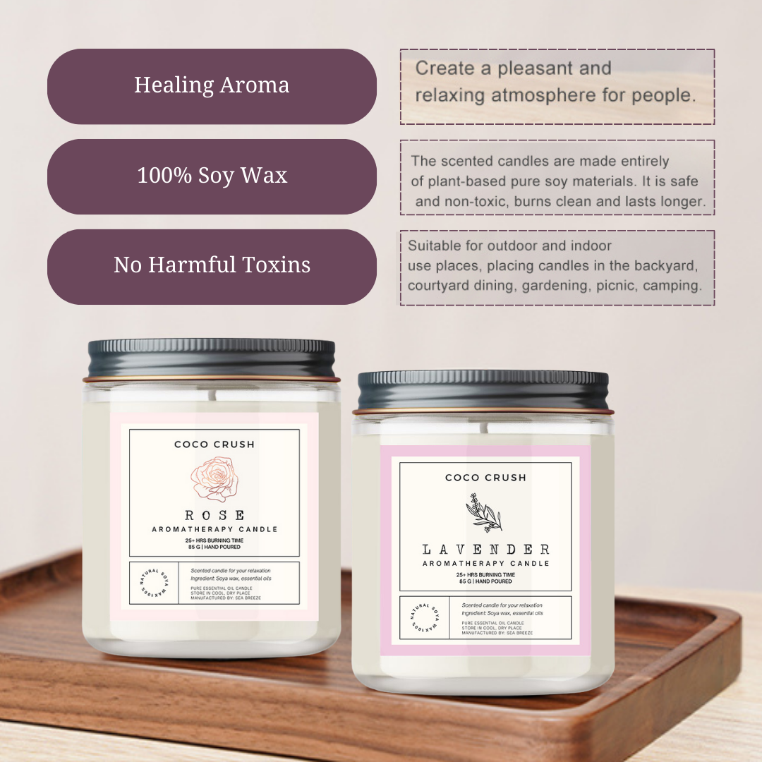 Lavender Aroma Jar Candle