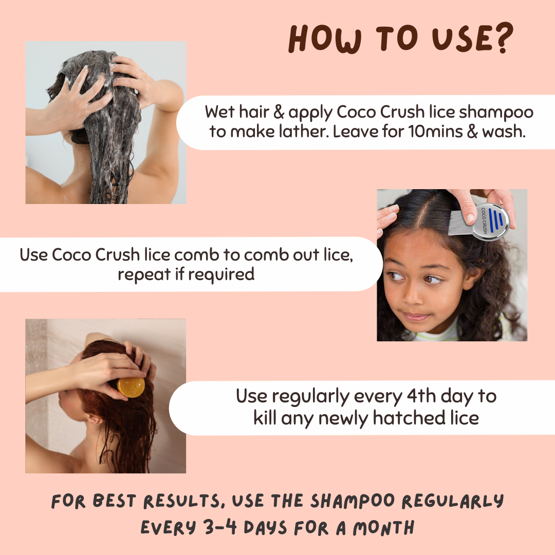 Ayurvedic Anti Lice Shampoo - Natural Herbal Lice Treatment