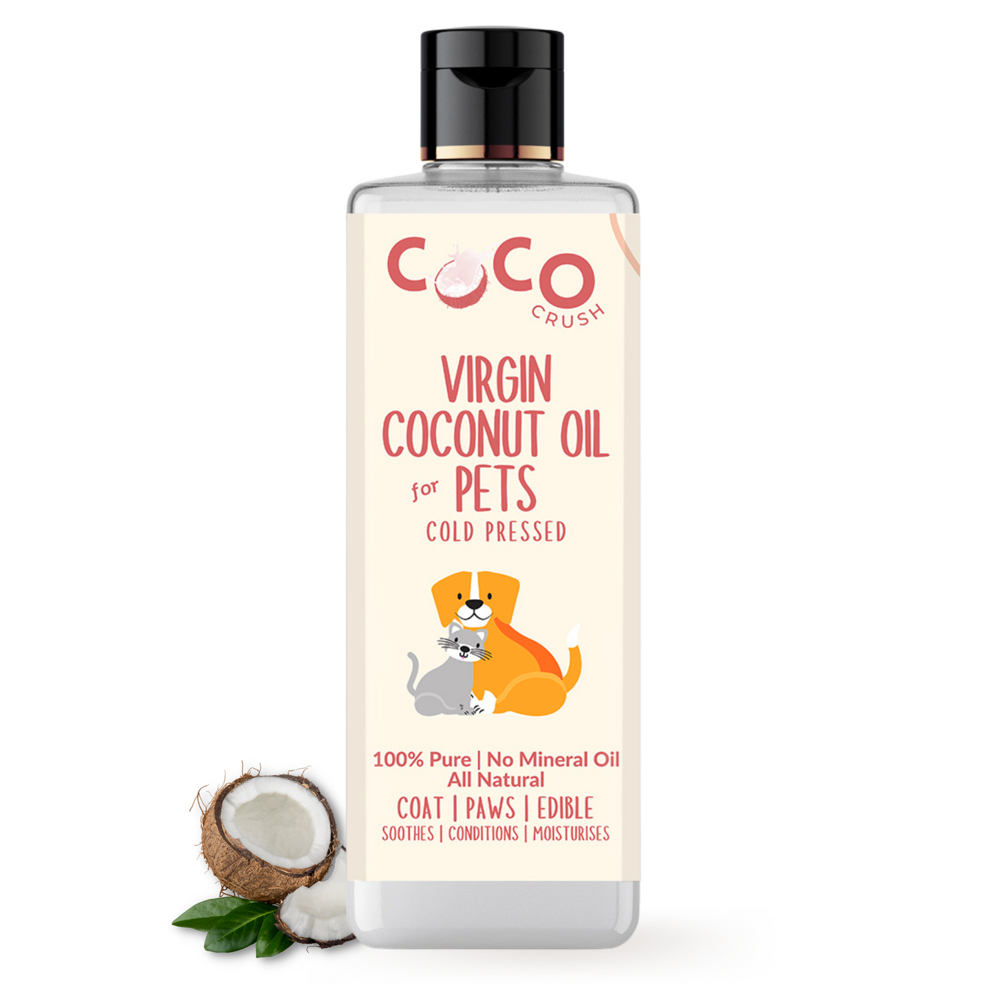 Virgin Coconut Oil for Pets - Organic & Natural Pet Care Oil