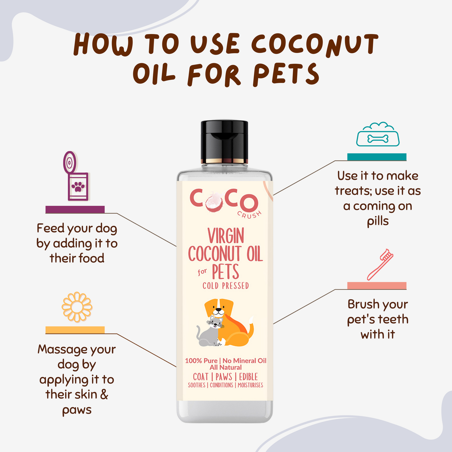 Virgin Coconut Oil for Pets - Organic & Natural Pet Care Oil