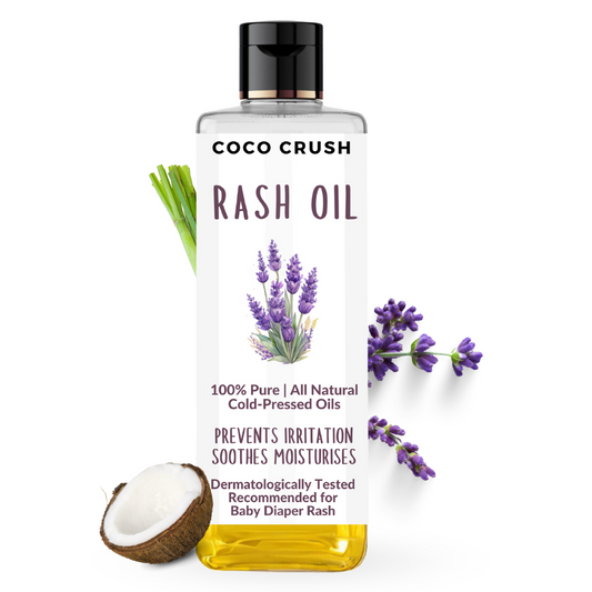 Rash Oil for Babies - Diaper & Nappy Rash Relief
