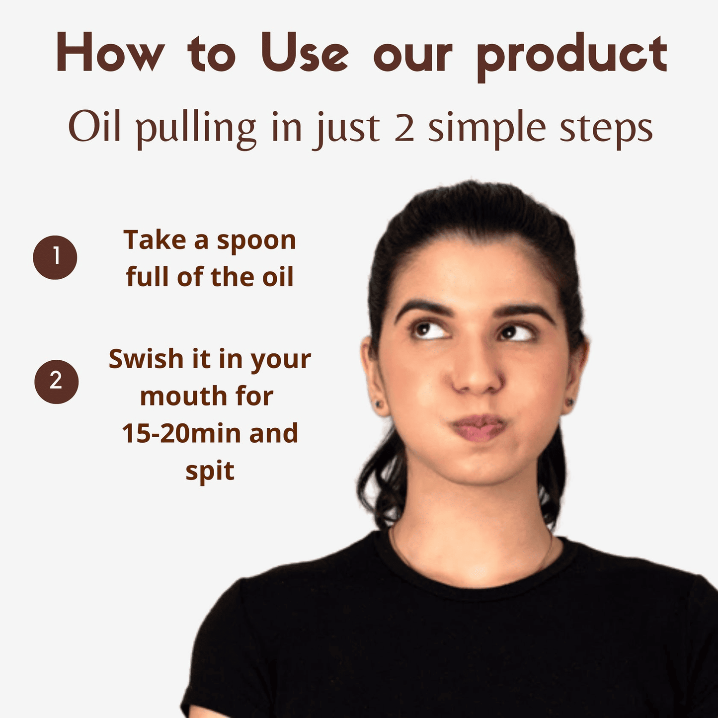 Ayurvedic Coconut Oil for Oil Pulling, Cold-pressed & Virgin - Coconut Oil, Tea Tree Oil