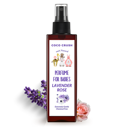 Natural Rose and Lavender Perfume for Babies