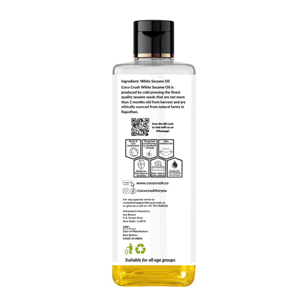 Cold-Pressed Sesame Oil