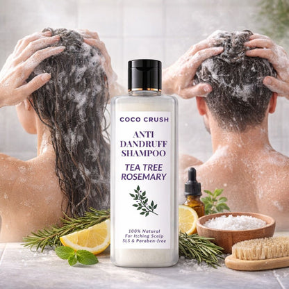 Coco Crush Anti Dandruff & Itch Shampoo for Teens, Adults