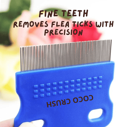 Natural Tick Flea Oil & Fine Teeth Coat Comb