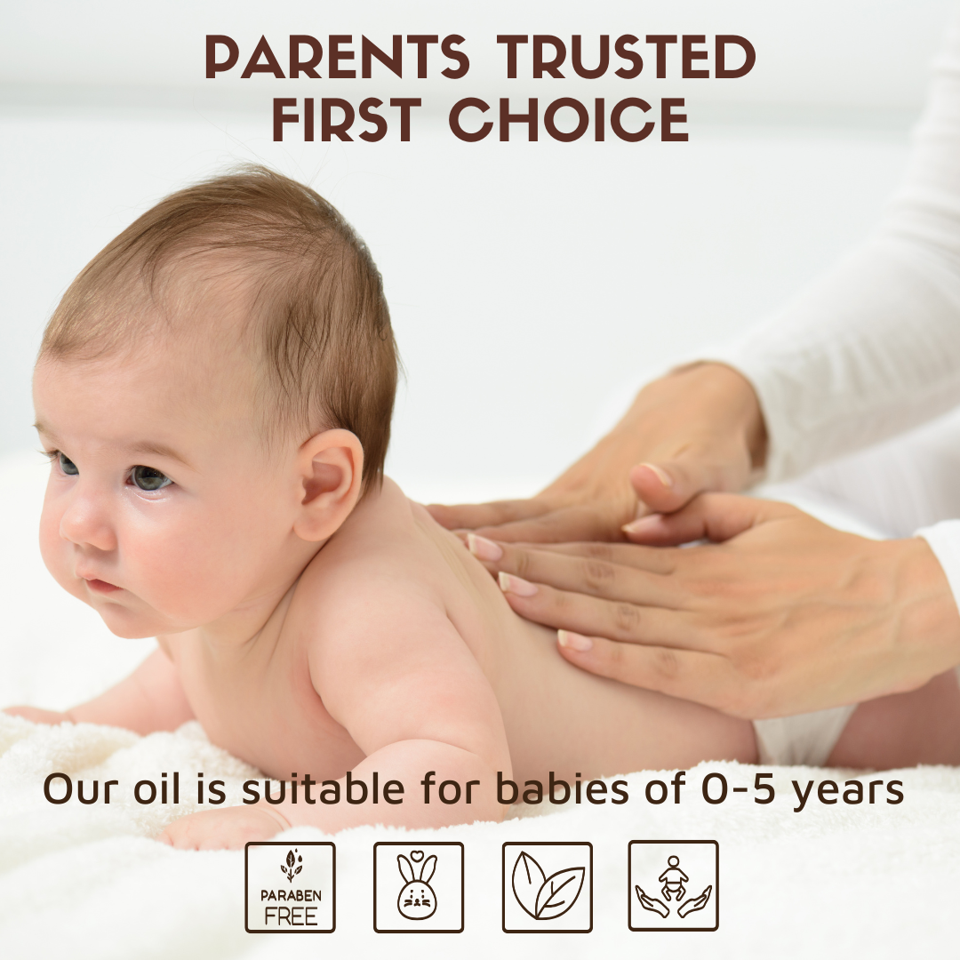 Cold Pressed Almond and Sesame Oil Combo for Babies