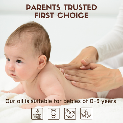 Cold Pressed Almond and Sesame Oil Combo for Babies