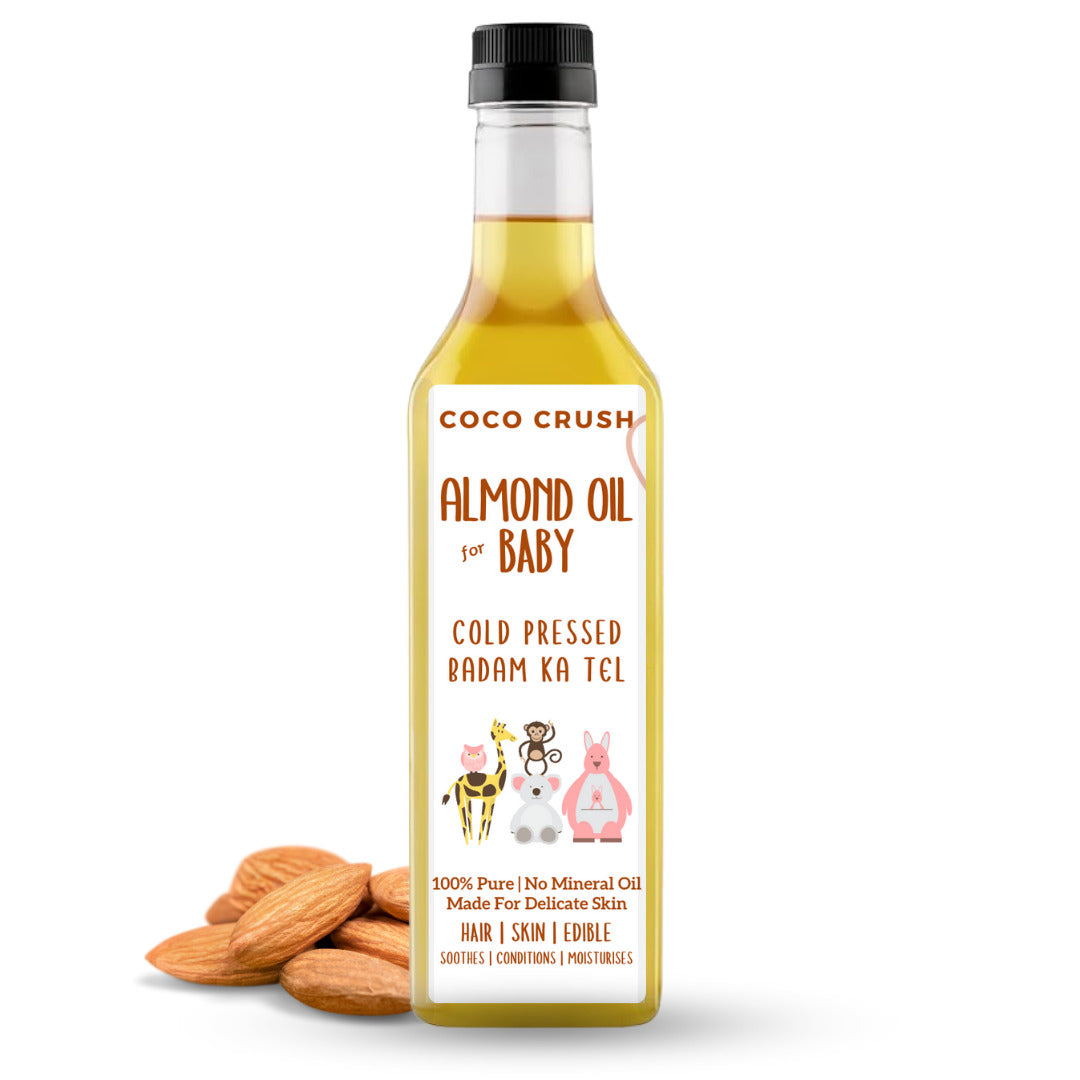 Cold Pressed Almond Oil for Babies, Badam ka Tel