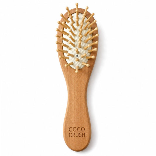 Natural Bamboo Neem Wood Hair Brush for Babies, Kids