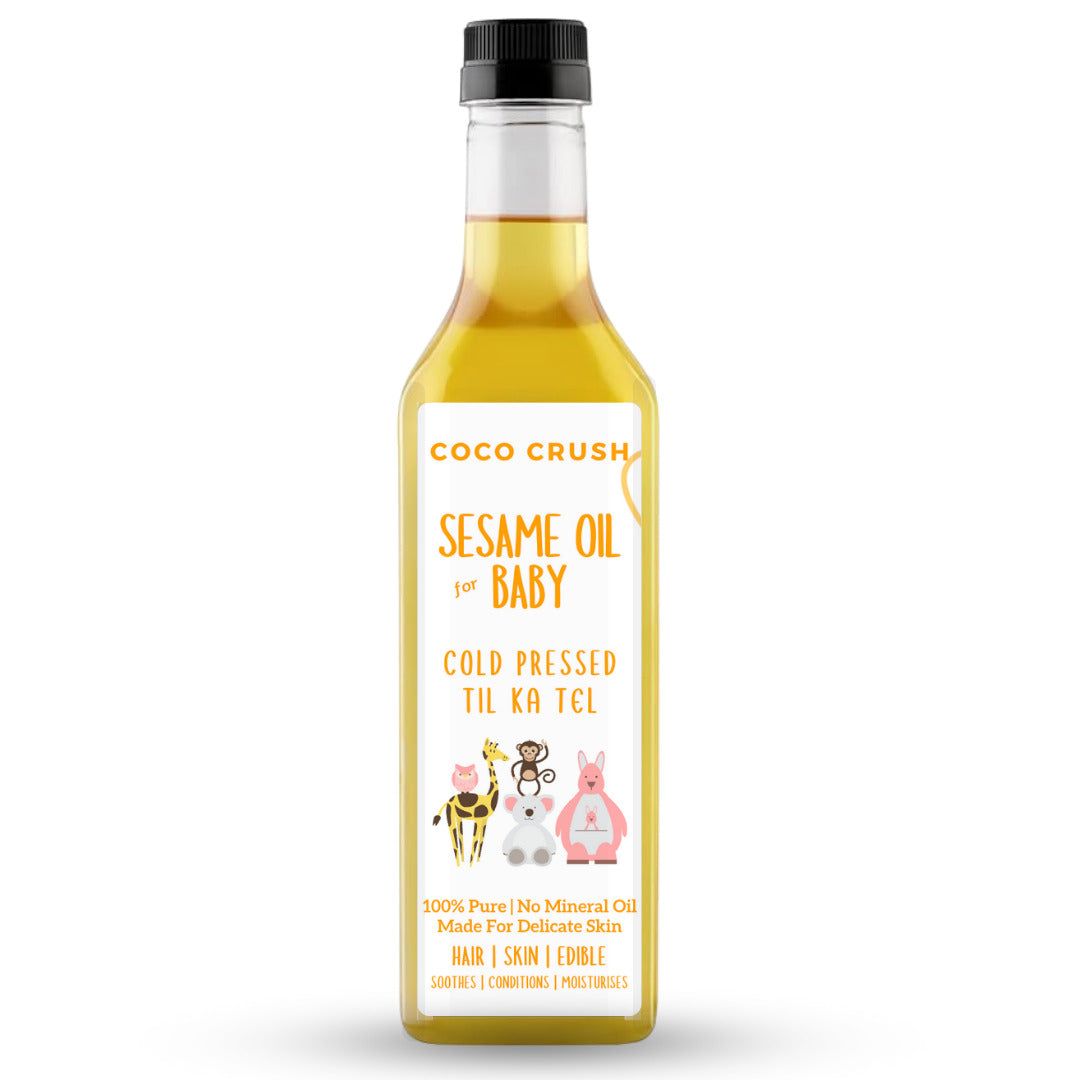 Cold Pressed Sesame Oil for Babies, Til ka Tel