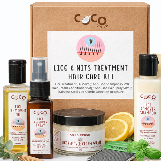 Head Lice Nits Removal Treatment Kit for Kids & Adult