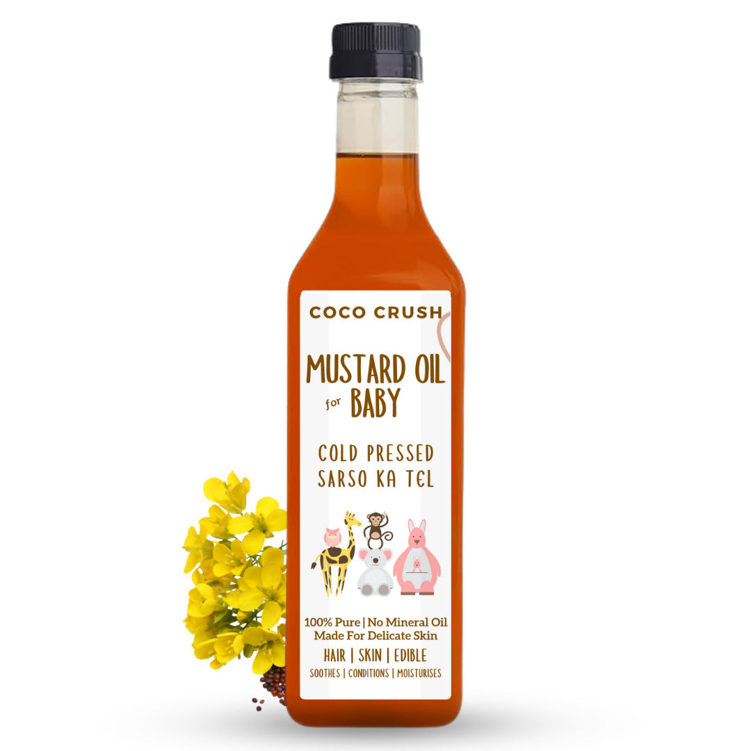 Cold Pressed Mustard Oil for Babies