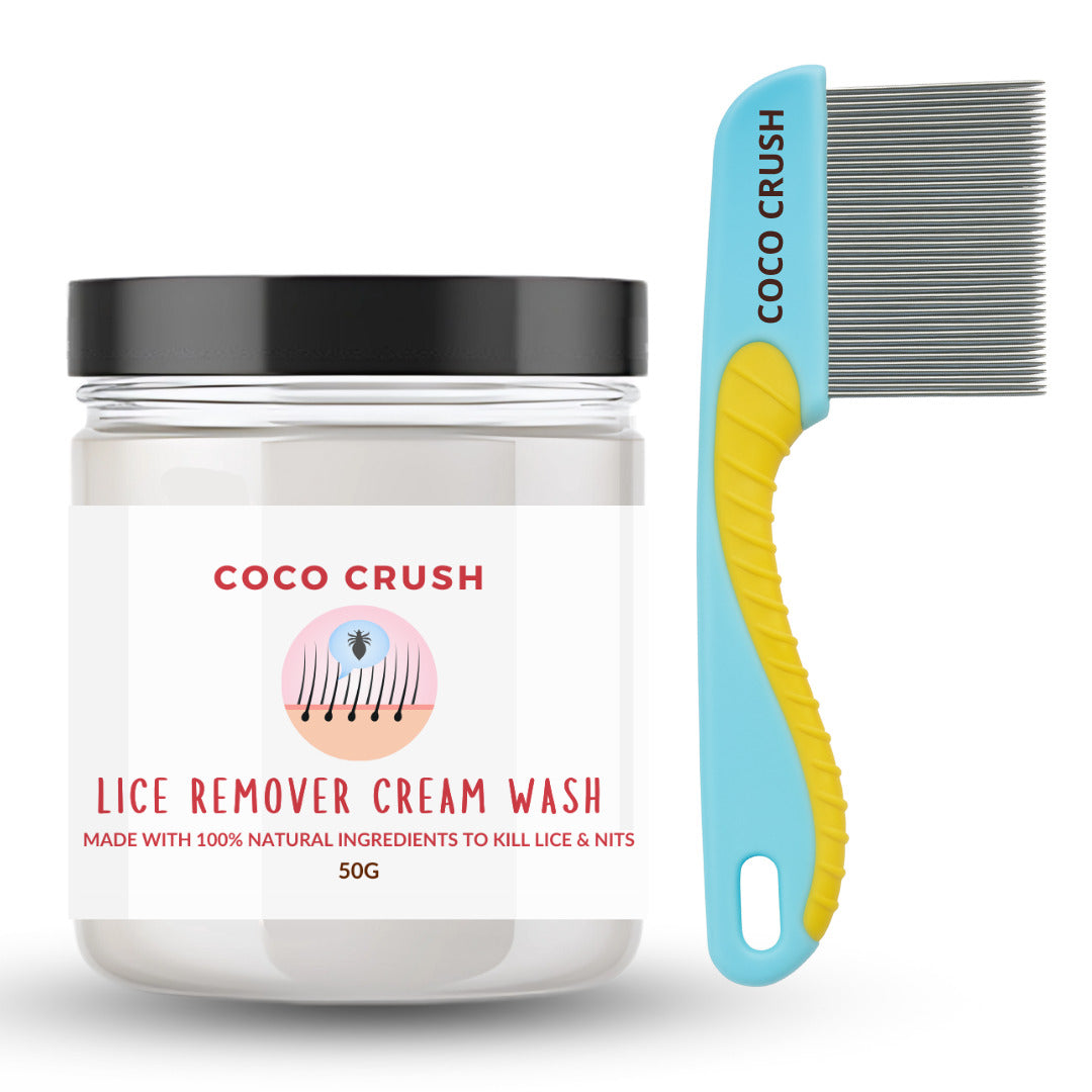 Lice  & Nits Cream Wash Hair Conditioner and Long Handle Comb