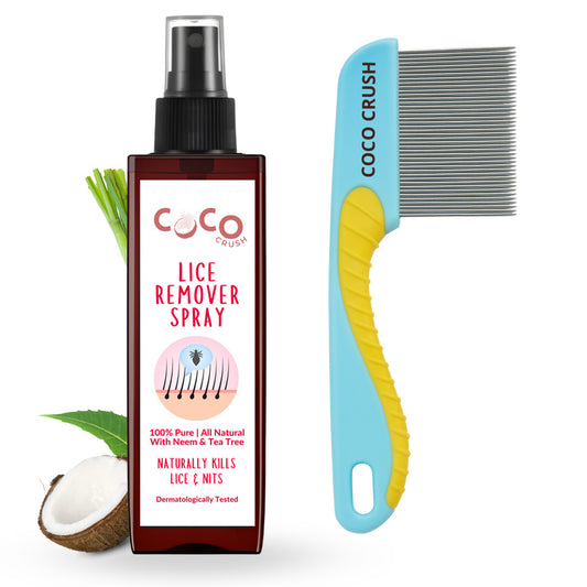 Lice & Nits Treatment Hair Spray & Long Handle Comb