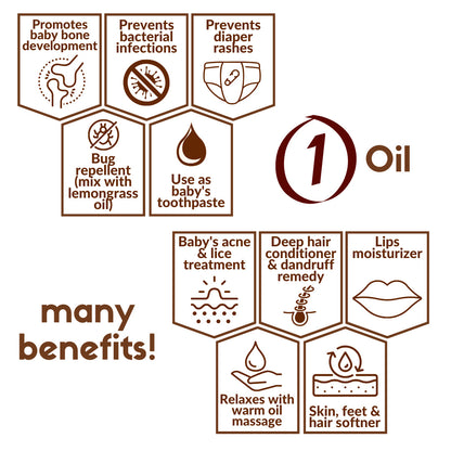 Cold Pressed Sesame Oil for Babies, Til ka Tel