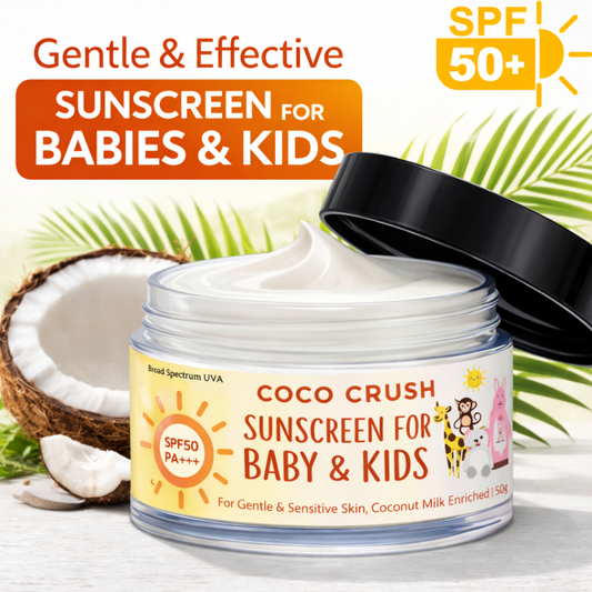 Baby & Kids Mineral Sunscreen SPF 50+ for Sensitive Skin