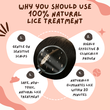 Head Lice Nits Removal Treatment Kit for Kids & Adult