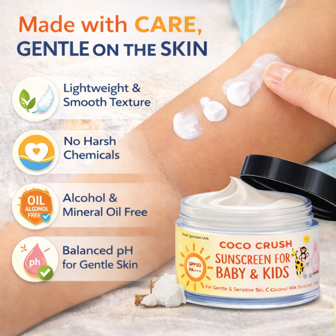 Baby & Kids Mineral Sunscreen SPF 50+ for Sensitive Skin