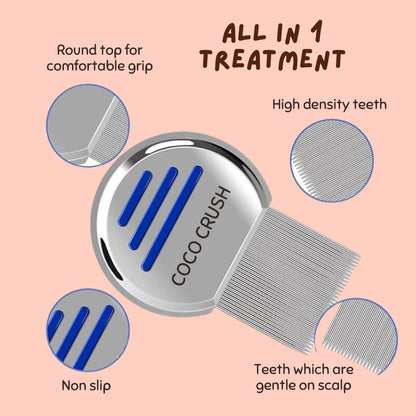 Lice Cream Wash Conditioner and Lice Comb Combo