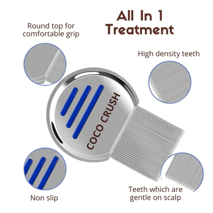 Lice & Nits Removal Stainless Steel Comb