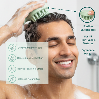 Silicone Scalp Massager Brush for Head