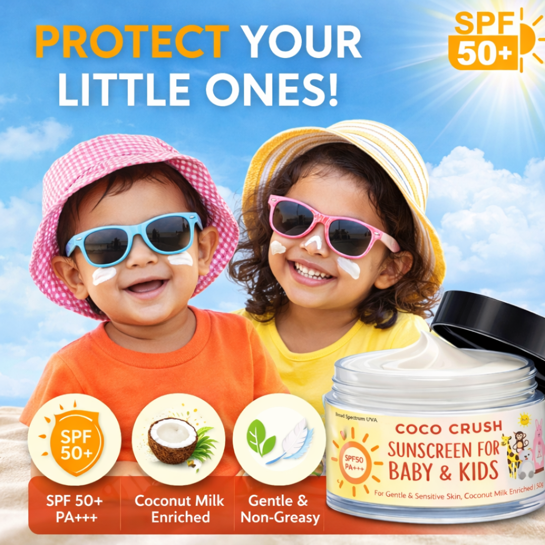 Baby & Kids Mineral Sunscreen SPF 50+ for Sensitive Skin