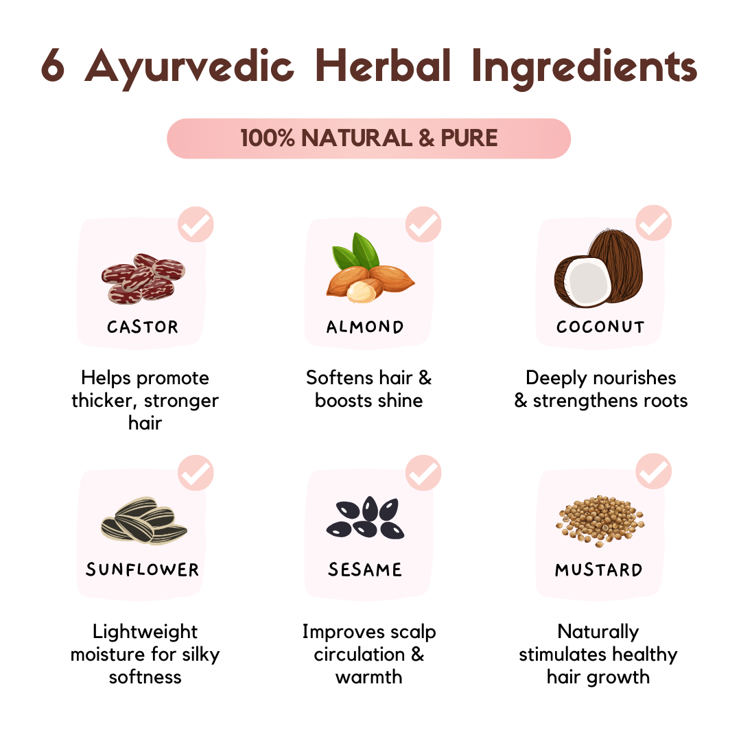 Baby Hair Oil - Pure & Cold Pressed