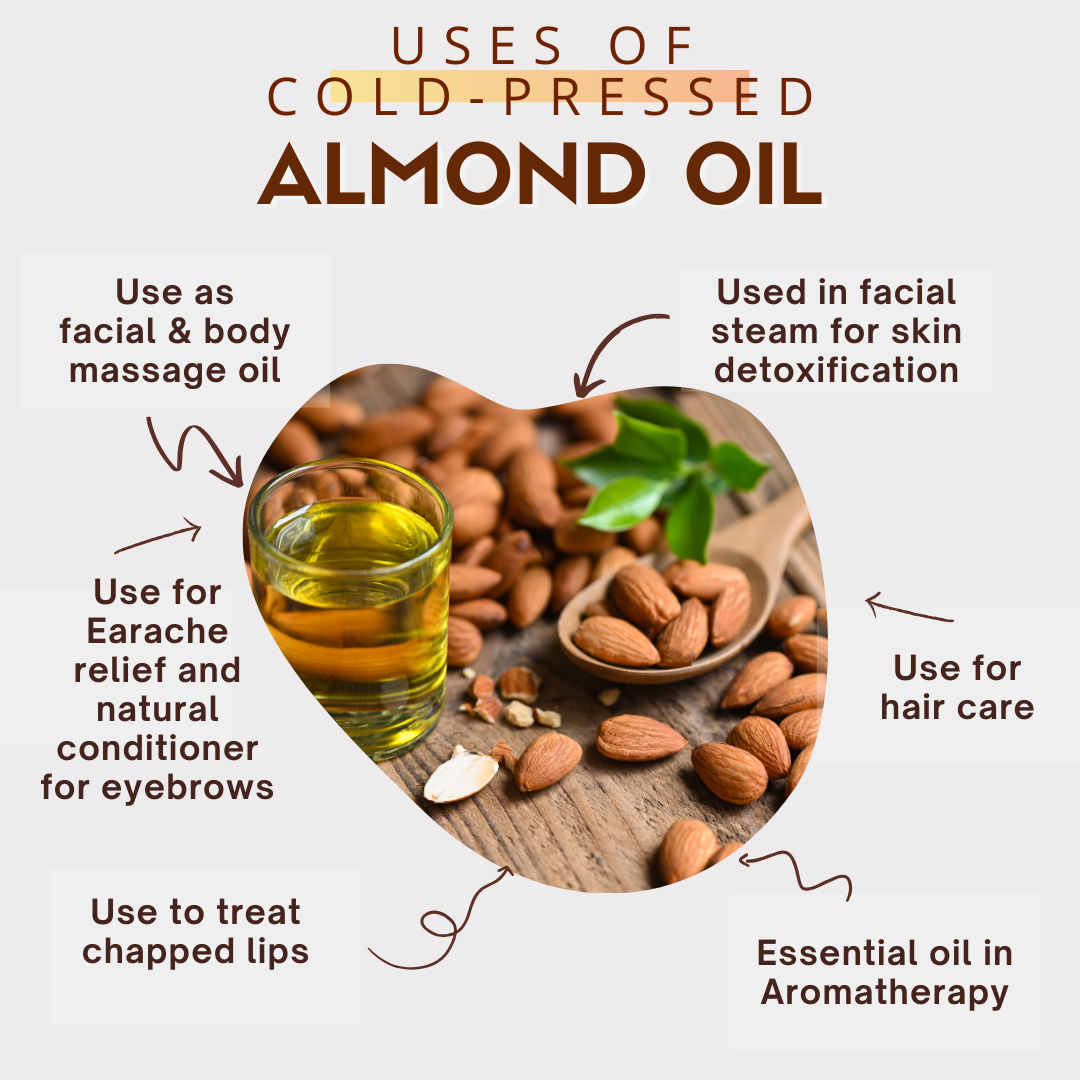 Cold-Pressed Almond Oil, Badam Rogan