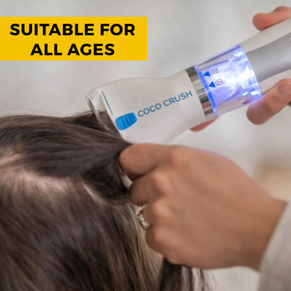 Coco Crush Electric Lice Comb with Suction | Chemical-Free & Reusable