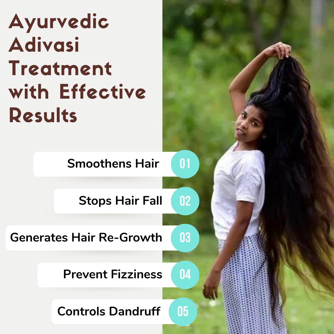 Adivasi Herbal Hair Growth Oil & Derma Roller Combo