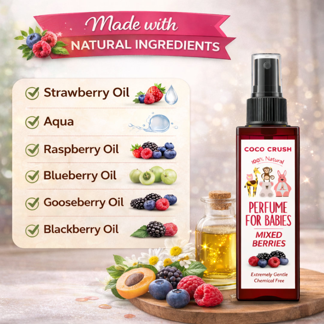 Mixed Berry Baby Perfume, Mild Scent for Daily Freshness