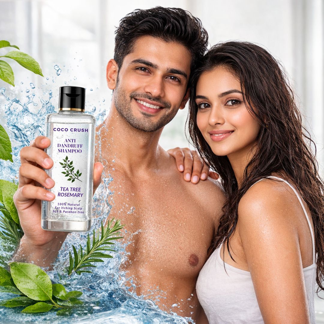 Coco Crush Anti Dandruff & Itch Shampoo for Teens, Adults