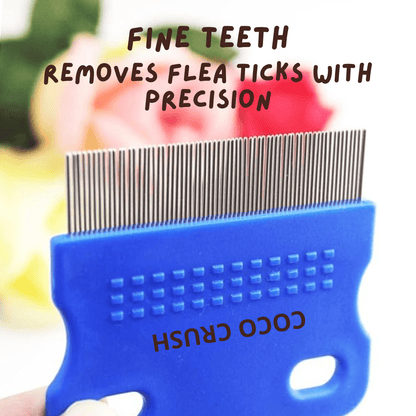 Natural Pet Tick & Flea Spray and Fine Removal Comb