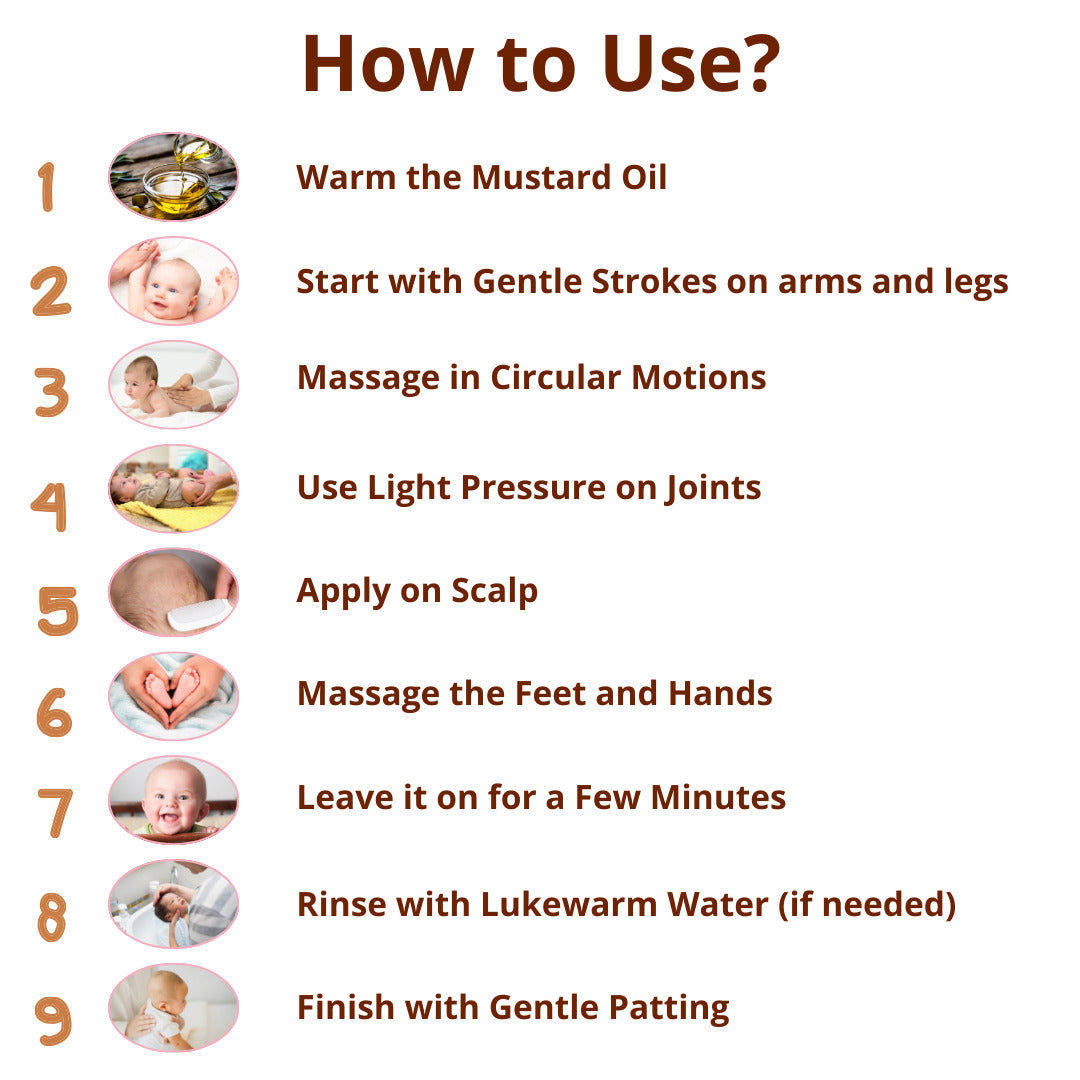 Cold Pressed Mustard Oil for Babies