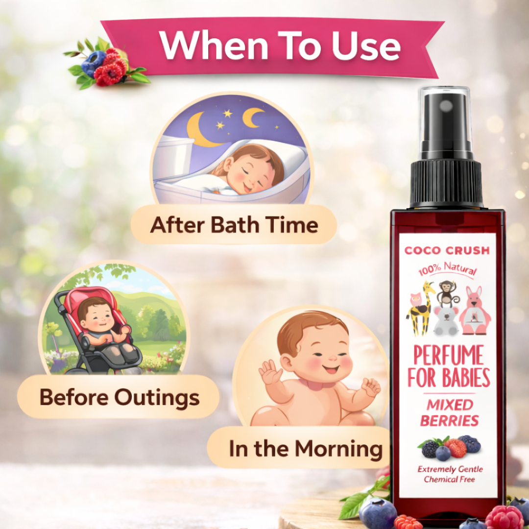 Mixed Berry Baby Perfume, Mild Scent for Daily Freshness