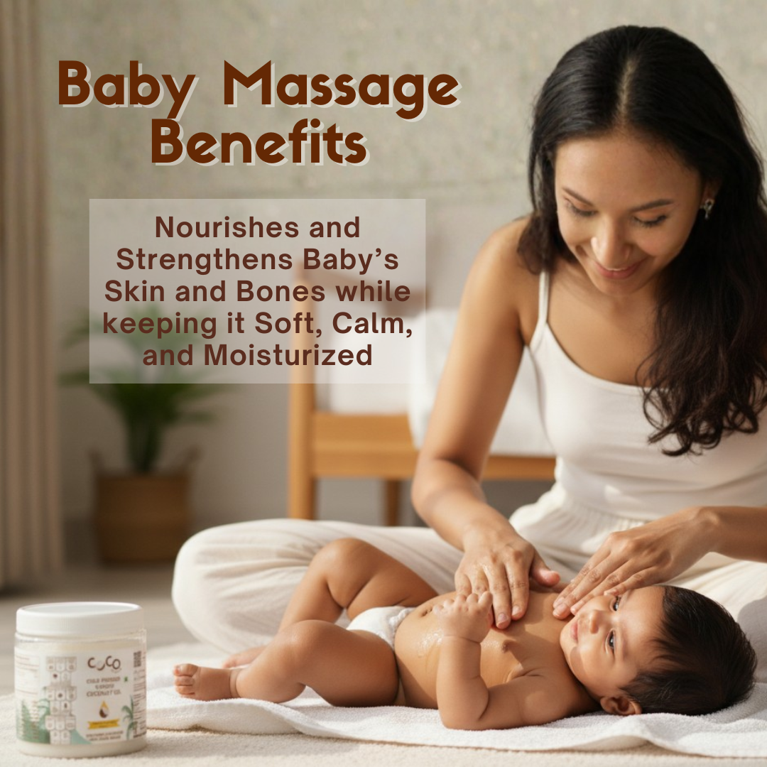 Cold-Pressed Virgin Coconut Oil - Pure Organic & Natural Coconut Oil Jar